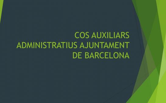 Picture of Curs Auxiliars Ajuntament de Barcelona