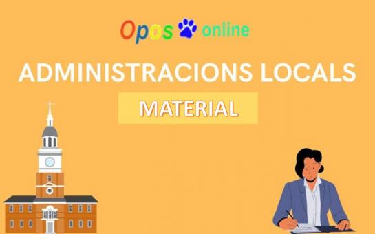 Picture of MATERIAL ADMINISTRACIONS LOCALS